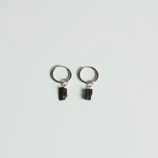 Pendientes Turmalina Negra